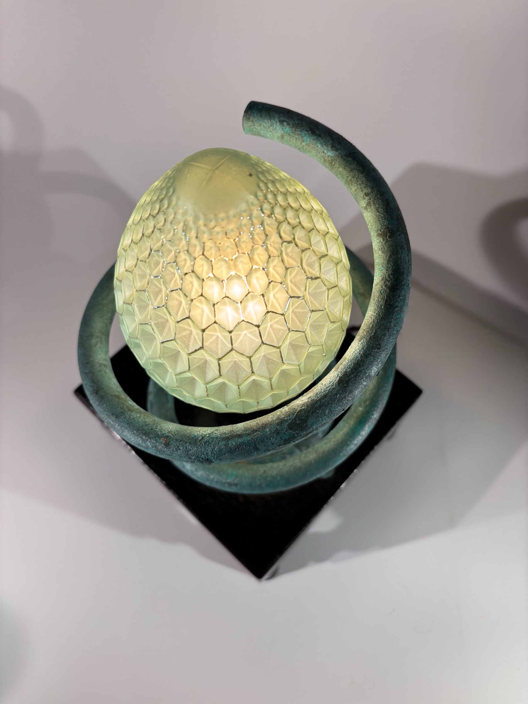 Lámpara de sobremesa madera brocante Hecha a mano en Barcelona